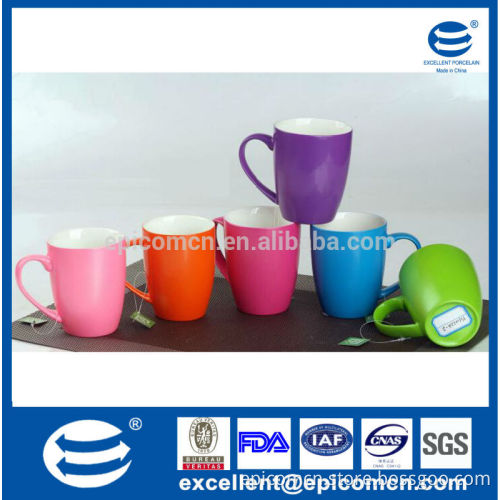320ml/11oz customized logo printing new bone glazed pearl shiny coffee mug